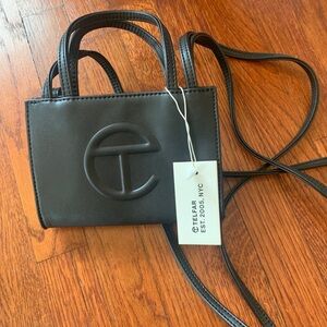BRAND NEW NWT TELFAR GLOBAL Shopping Bag Small Size in Black